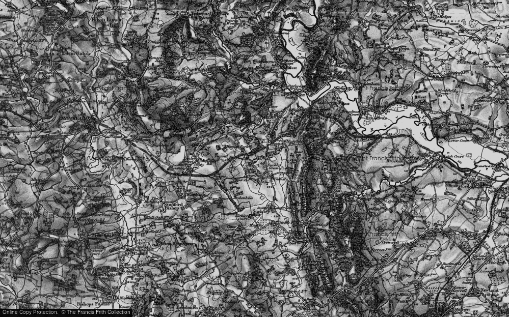 Old Map of Suckley Knowl, 1898 in 1898