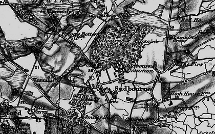 Old map of Sudbourne in 1895