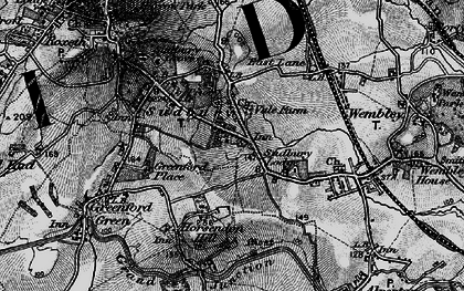 Old map of Sudbury in 1896
