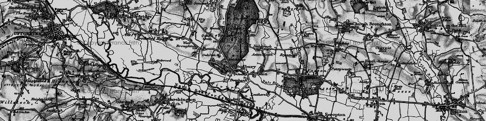 Old map of Aston Heath in 1897