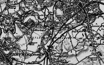 Old map of Sudden in 1896