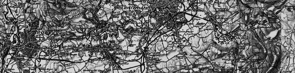 Old map of Sudden in 1896