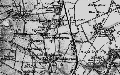 Old map of Sulgrave in 1898