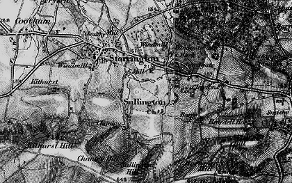 Old map of Barnsfarm Hill in 1895
