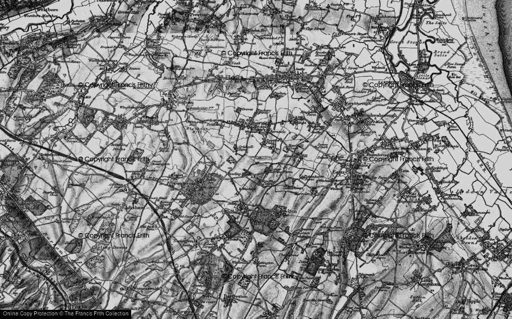 Old Map of Summerfield, 1895 in 1895