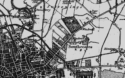 Old map of Summergangs in 1895