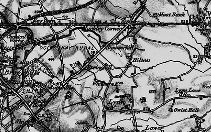 Old map of Summerhill in 1899