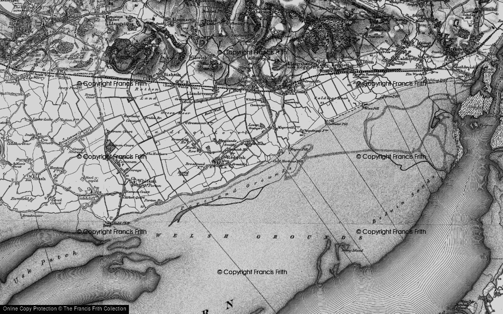 Old Map of Summerleaze, 1898 in 1898