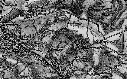 Old map of Summerley in 1896
