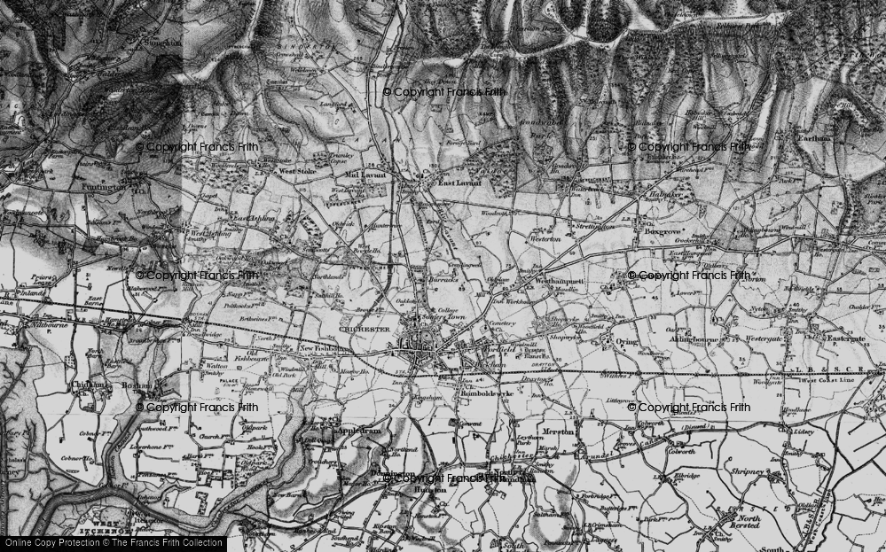 Old Map of Summersdale, 1895 in 1895