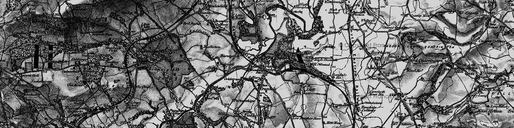 Old map of Sunderland Bridge in 1898