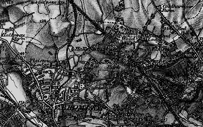 Old map of Sundridge in 1895