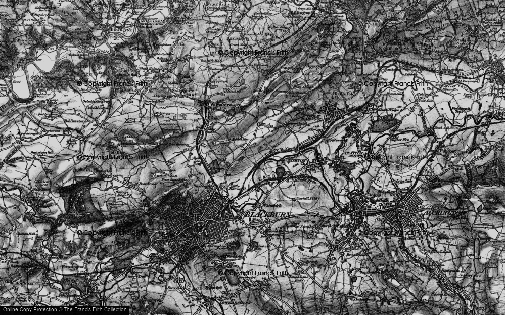 Old Map of Sunny Bower, 1896 in 1896