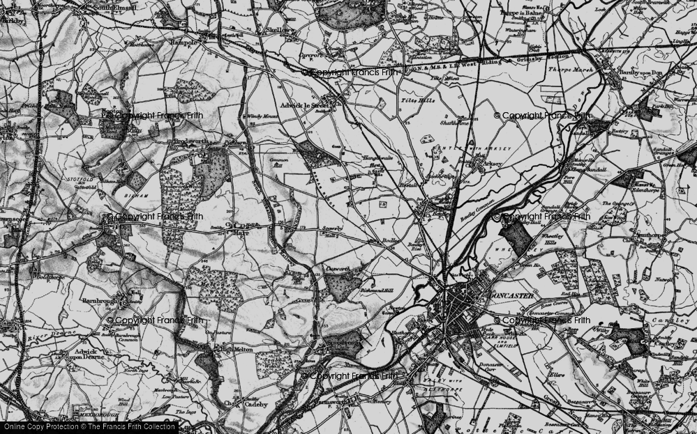 Old Map of Sunnyfields, 1895 in 1895