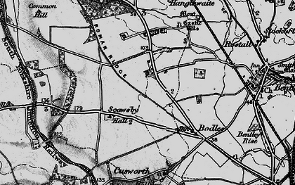 Old map of Sunnyfields in 1895
