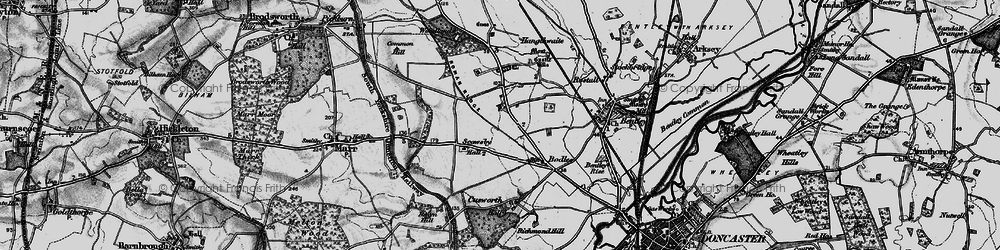 Old map of Sunnyfields in 1895