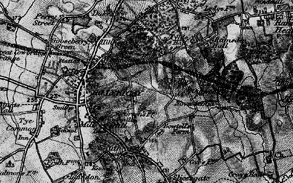 Old map of Ramsden Hall School in 1896