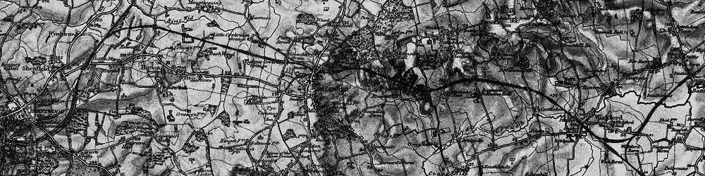 Old map of Ramsden Hall School in 1896