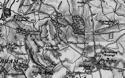Old map of Flanderwell in 1896