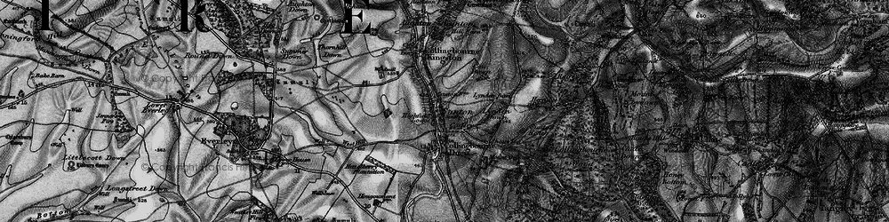 Old map of Sunton in 1898