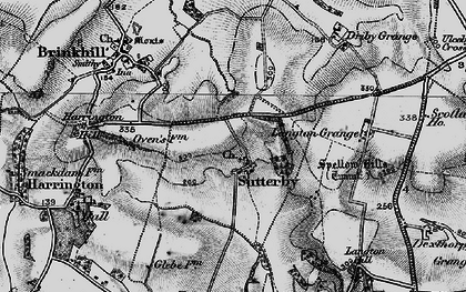Old map of Sutterby in 1899