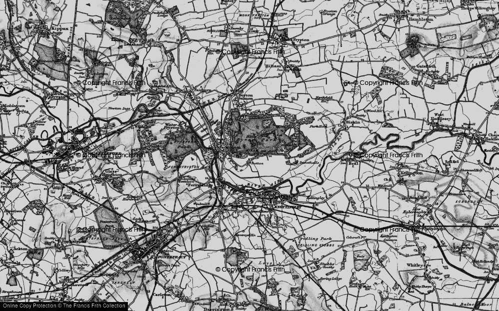 Old Map of Sutton, 1895 in 1895