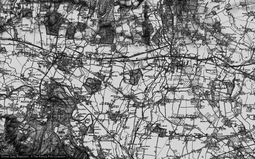 Old Map of Sutton, 1896 in 1896