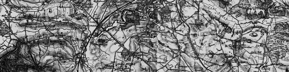 Old map of Brownhill Wood in 1897