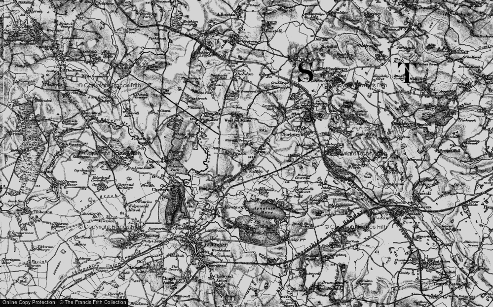 Old Map of Sutton, 1897 in 1897