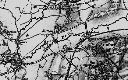 Old map of Sutton in 1898