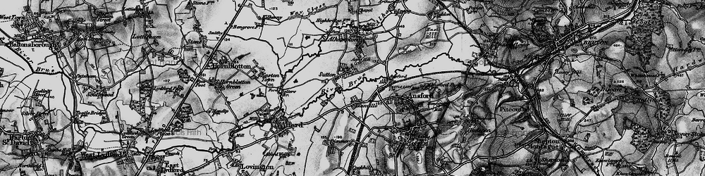 Old map of Sutton in 1898