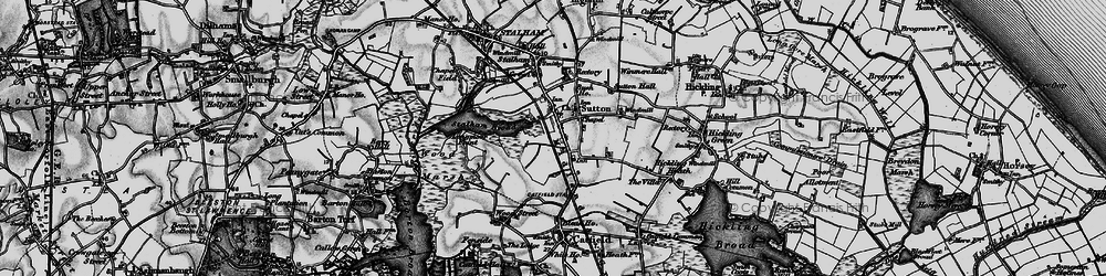 Old map of Sutton in 1898
