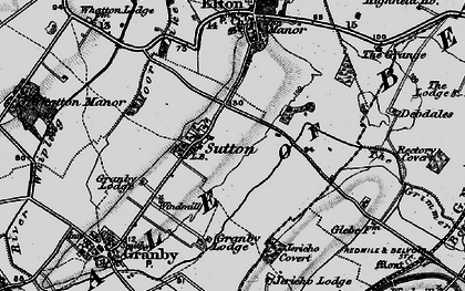 Old map of Sutton in 1899