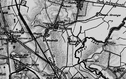 Old map of Sutton Cum Lound in 1899