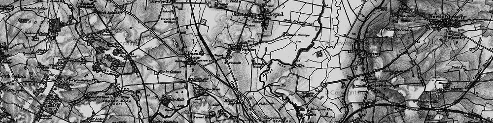 Old map of Sutton Cum Lound in 1899