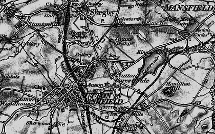 Old map of Sutton Forest Side in 1896