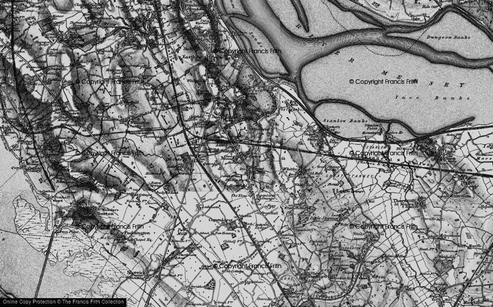 Old Map of Sutton Green, 1896 in 1896