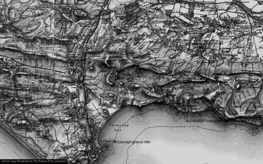 Old Map of Sutton Poyntz, 1897 in 1897