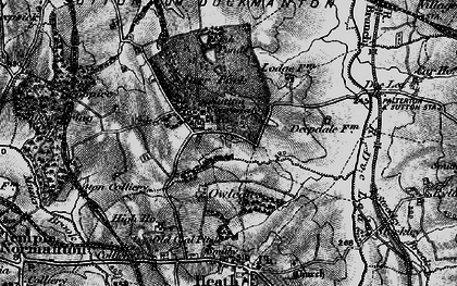Old map of Sutton Scarsdale in 1896