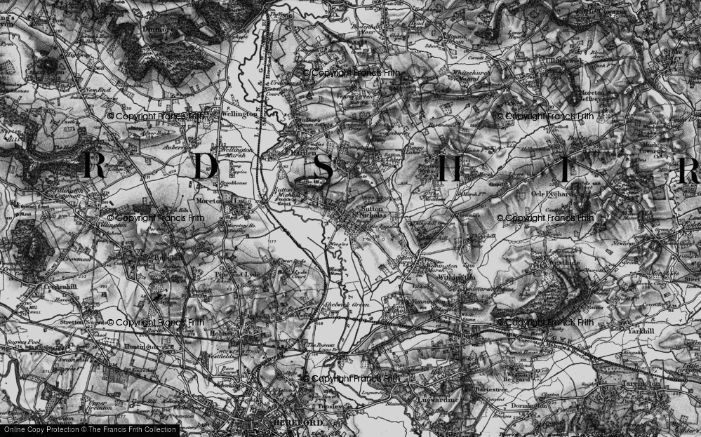 Old Map of Sutton St Nicholas, 1898 in 1898