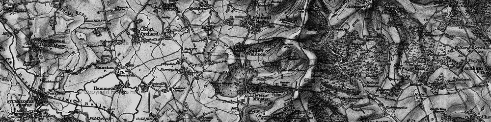 Old map of Sutton Waldron in 1898