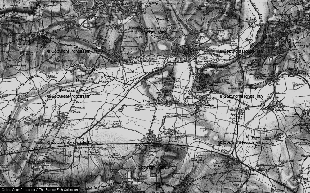 Old Map of Sutton Wick, 1895 in 1895