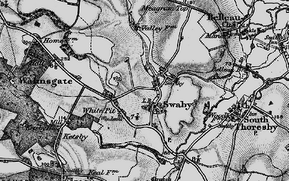Old map of Swaby in 1899