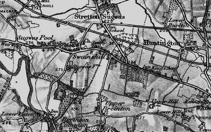 Old map of Swainshill in 1898