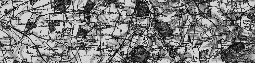 Old map of Swainsthorpe in 1898