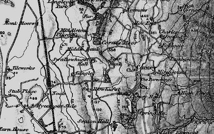 Old map of Langley in 1897