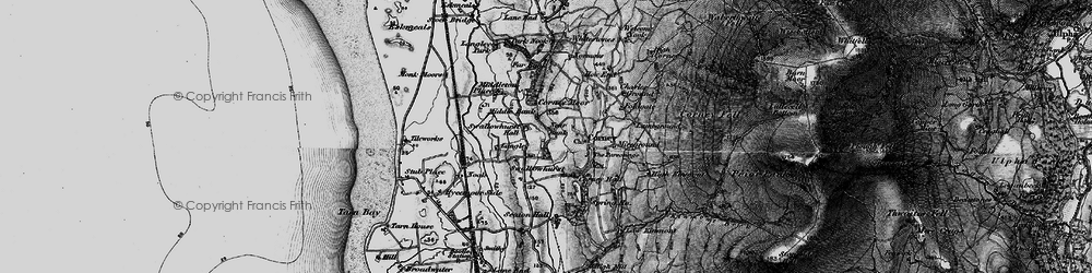 Old map of Langley in 1897