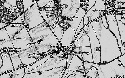 Old map of Swallow in 1899