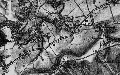 Old map of Swallowcliffe in 1895