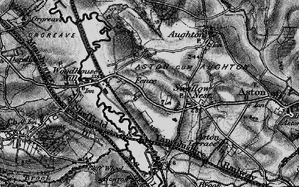 Old map of Swallownest in 1896